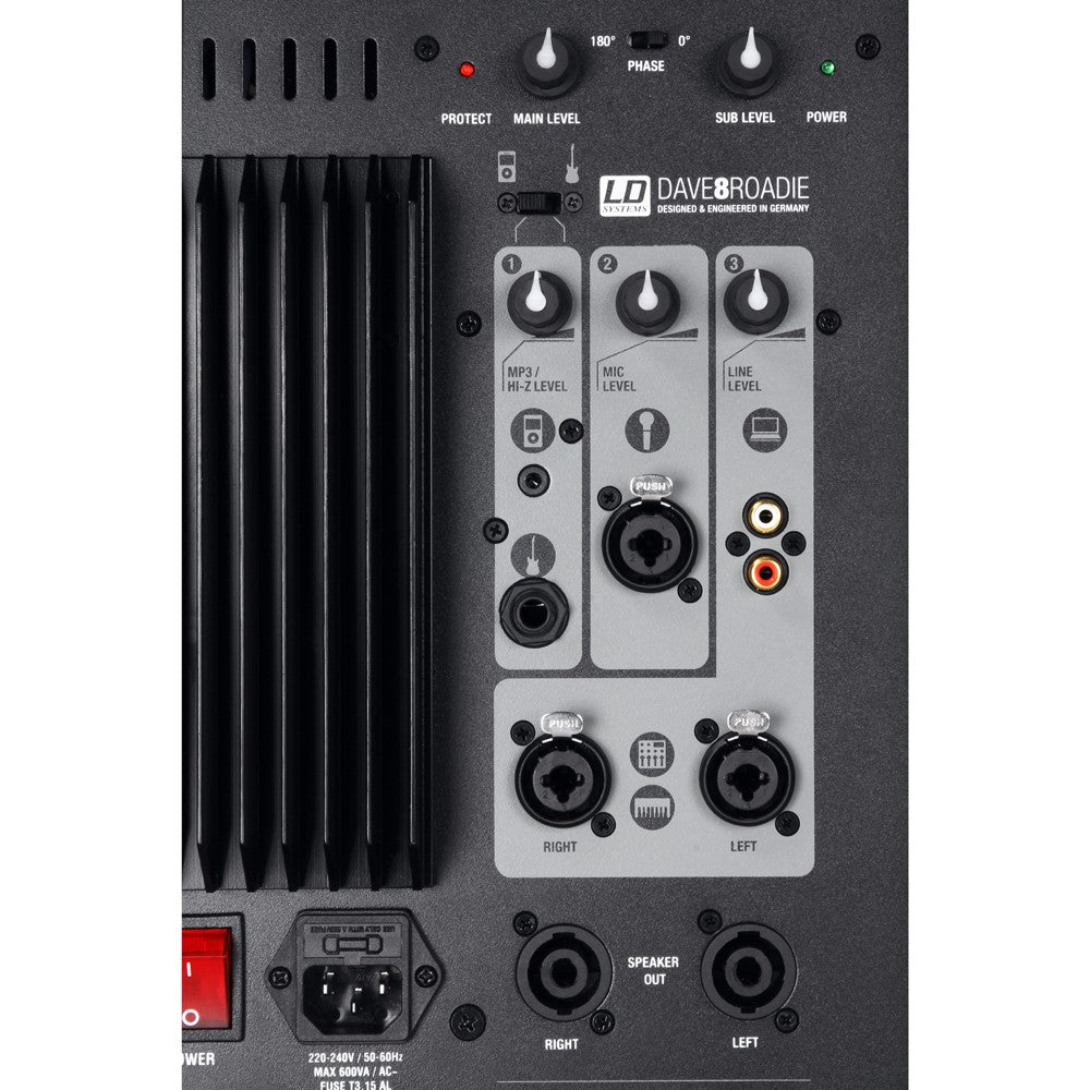 LD Systems DAVE 8 Roadie (Black)