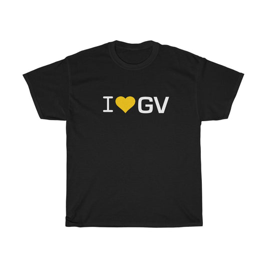 I <3 GV Small Graphics Unisex Cotton T-Shirt